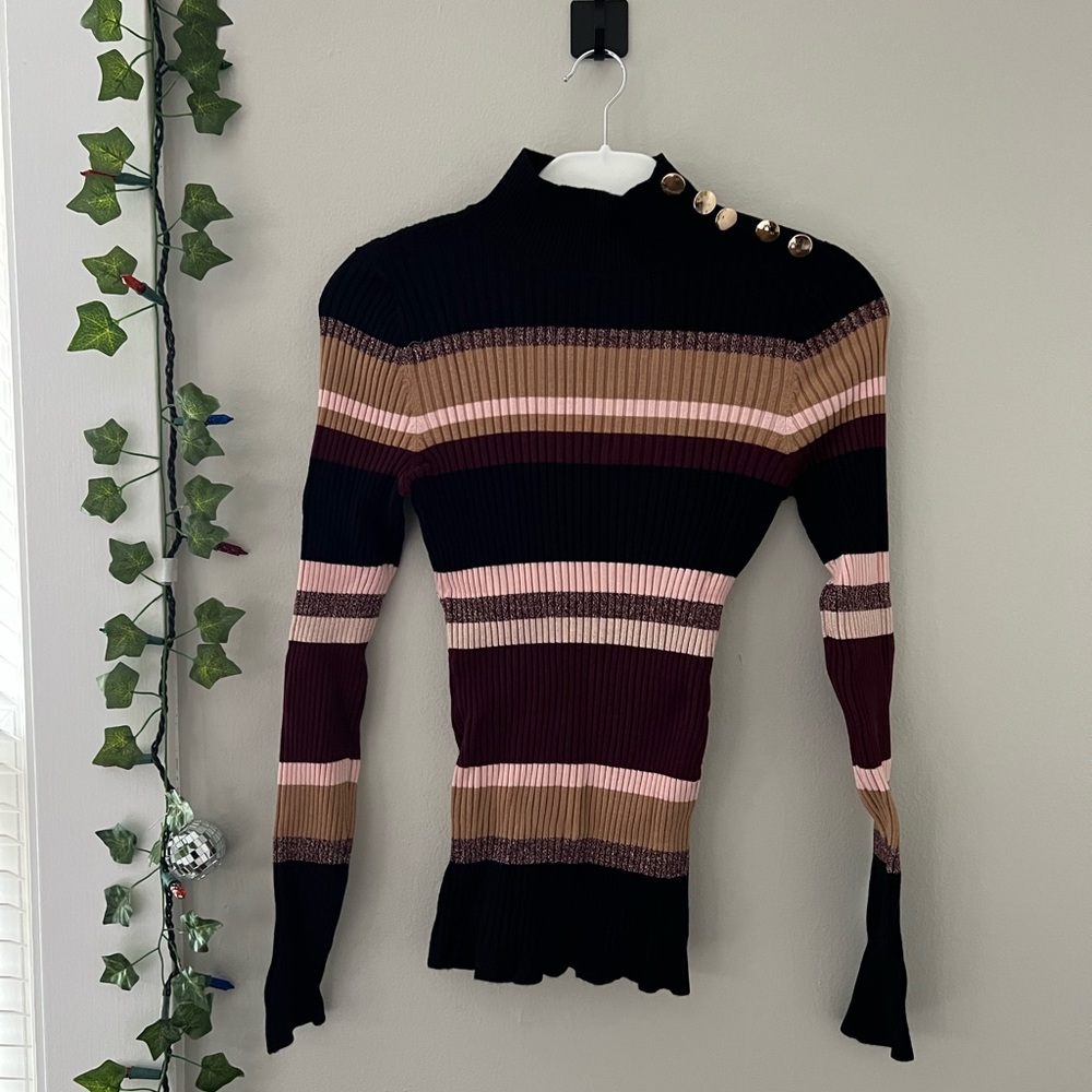 INC Striped Sweater